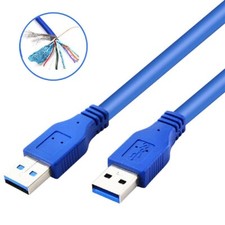 Cavo da 0,6 a 3 m USB 3.0 tipo maschio cable prolunga filo per pc dati hard disk