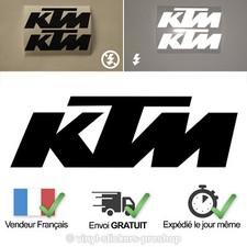 2 Adesivi per KTM Nero