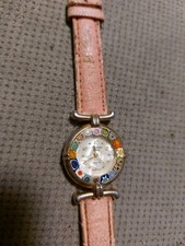 Women's La Murrine Veneziane Murano Glass MOP Dial Watch Orologio Donna 
