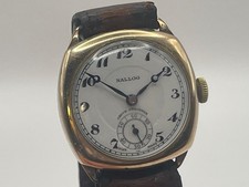 Orologio Nallog uomo manuale vintage placcato oro cuscino. Funzionante