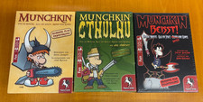 Pegasus Giochi 17189G 17222G 17155G Gioco di Carte Munchkin 1+2 Morde! Cthulhu