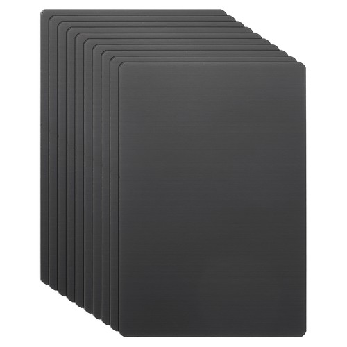 10pcs schede metallo grigio - metallo,