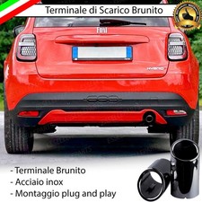 TERMINALE SCARICO NERO BRUNITO
