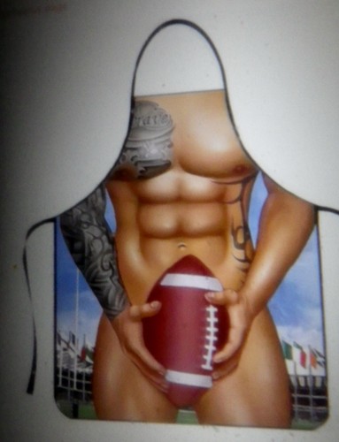 Grembiule uomo nudo calcio - grembiule,