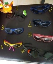 lotto 1145b gadget mini figure personaggi occhiali bimbo bambina