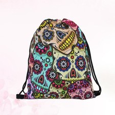  Zaino con stampa teschio