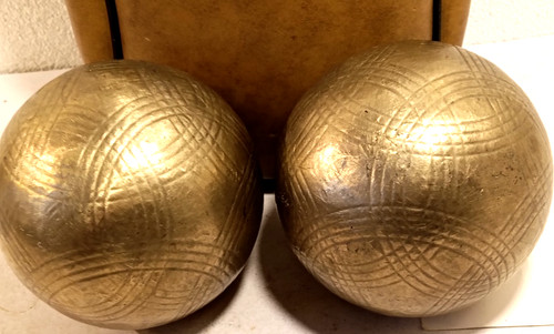 Bocce metallo con - bocce,