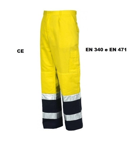 Pantalone pantaloni bicolor - pantaloni,