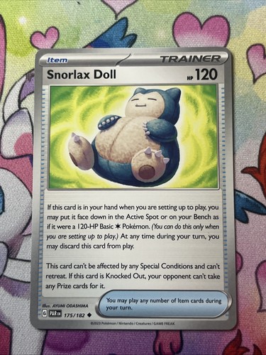 Snorlax doll 175 182 uncommon - snorlax,