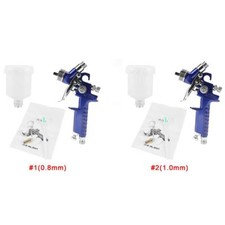 Pistola Aerografo Spray Serbatorio Verniciatura Professional 125ML HVIP 0.8/1mm