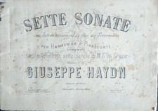 Sette sonate per Harmonium o
