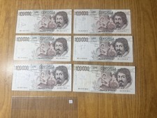LOTTO DI 6 BANCONOTE LIRE
