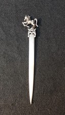 Ancien Coupe Papier Argent 800