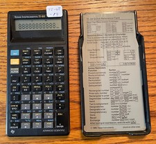 Calcolatrice vintage Texas Instruments TI-68 Sci/Prog -- TESTATA/NUOVA BAT/ALTRO (19)