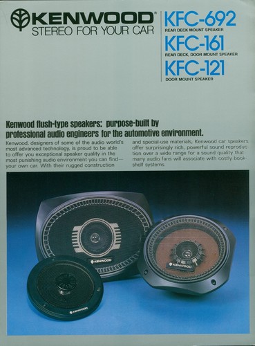 Kenwood kfc 692 - 121, 1977