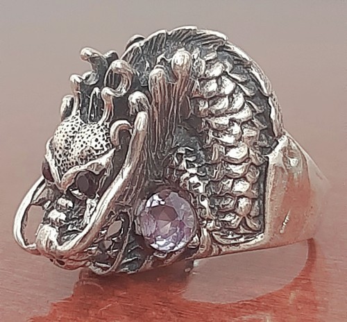 Anello argento 925 uomo - anello, rubini