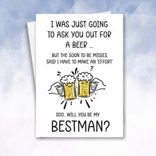 Be My Bestman Card, Groomsman