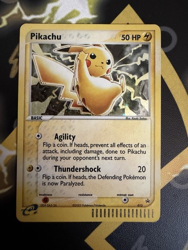 Pikachu 012 black - star, promo