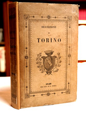 Z373_Bertolotti DESCRIZIONE di TORINO-G. Pomba 1840 con carta topografica 1ªEd.