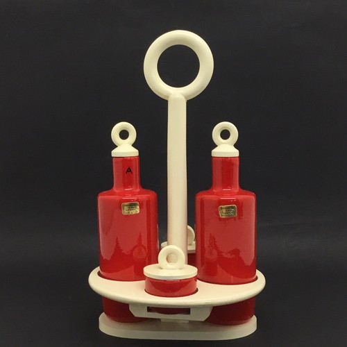 1970 grande set oliera bianca - set,