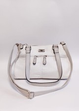 Borsa a mano grande bianca 7