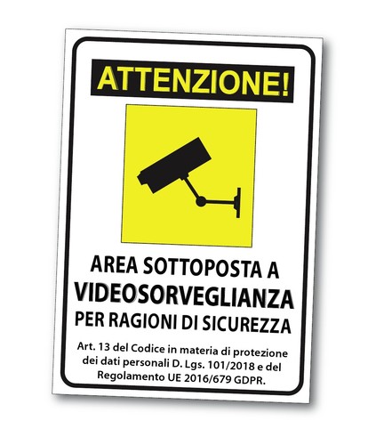 Adesivo cartello area - ,