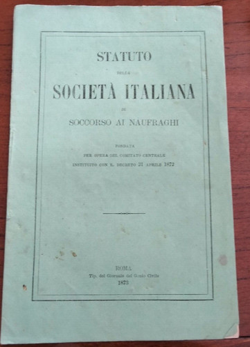 1873 statuto della societa - 1873,