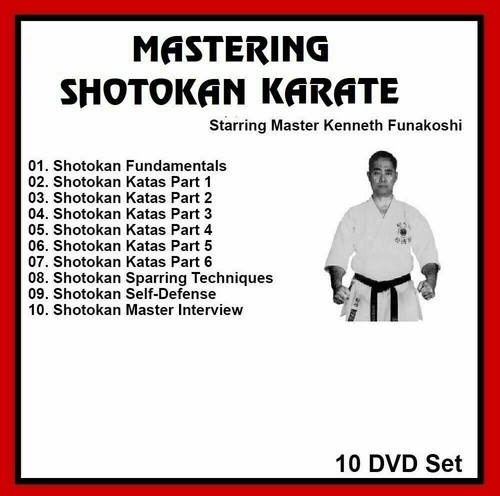 Shotokan karate dvd - 10, set