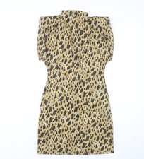 Abito tubino donna Zara beige