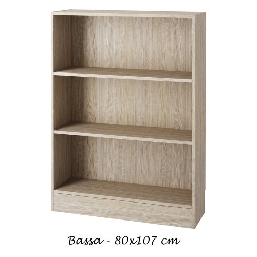 Kit libreria legno moderna - libreria,