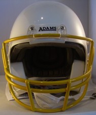 Casco Da Football Adams Y4-Elite II, Grande, Con Facemask OPO Giallo