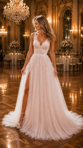 Abito sposa rosa clara - da,