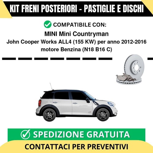 Kit freni posteriori - freni, mini