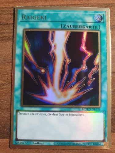 Mged de038 raigeki - yu-gi-oh!, mged-de038