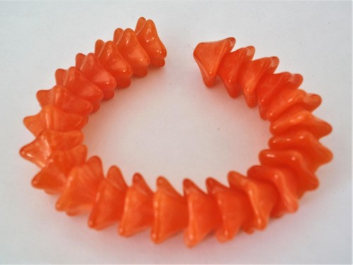 Trumpet flower beads - mm,