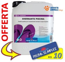 LAPI - SVERNANTE → 5 / 10 kg -  TRATTAMENTO INVERNALE per ACQUA PISCINA