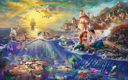 Quadro disney sirenetta - quadro, la