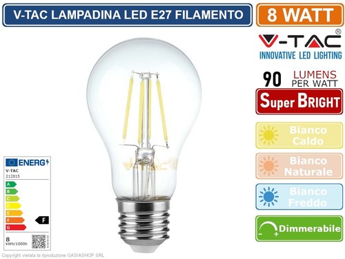 Tac 2288d lampadina - v-tac, led
