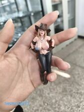 Modellino miniature scena cowgirl nuda 1/64 1/87 1/43 1/18 1/24 in su per auto