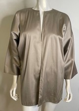 Zoran Beige Jacket Wool Silk