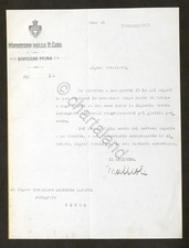 Autografo ministro della Real