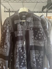 Giacca bandana Zara Man nera