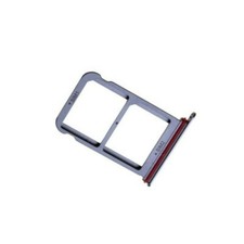 Bandeja de Tarjeta Dual Sim Original Color Morado Para Huawei P20 Pro Desmontaje