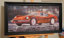 Ferrari Auto Originale Dipinto