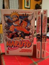 Naruto Manga Lotto di pz.3  by Masashi Kishomoto Volume 1,2,3,