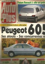 AUTO PLUS N°52 RENAULT 5 / PEUGEOT 605 / ALPINE V6 TURBO VS TOYOTA SUPRA / FORD