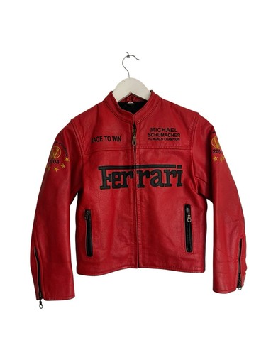 Giacca pelle ferrari vintage - pelle,
