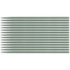 5 Set / 15 Pezzi di Punti Freccette Argento Extra Lunghi - 66 mm - Punti per Freccette 