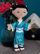 "TRUDI" Bambola Giapponese Kaori, materiale pezza, altezza 30 cm.