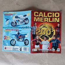 album CALCIO MERLIN 2001  incompleto - Merlin-  Discreto